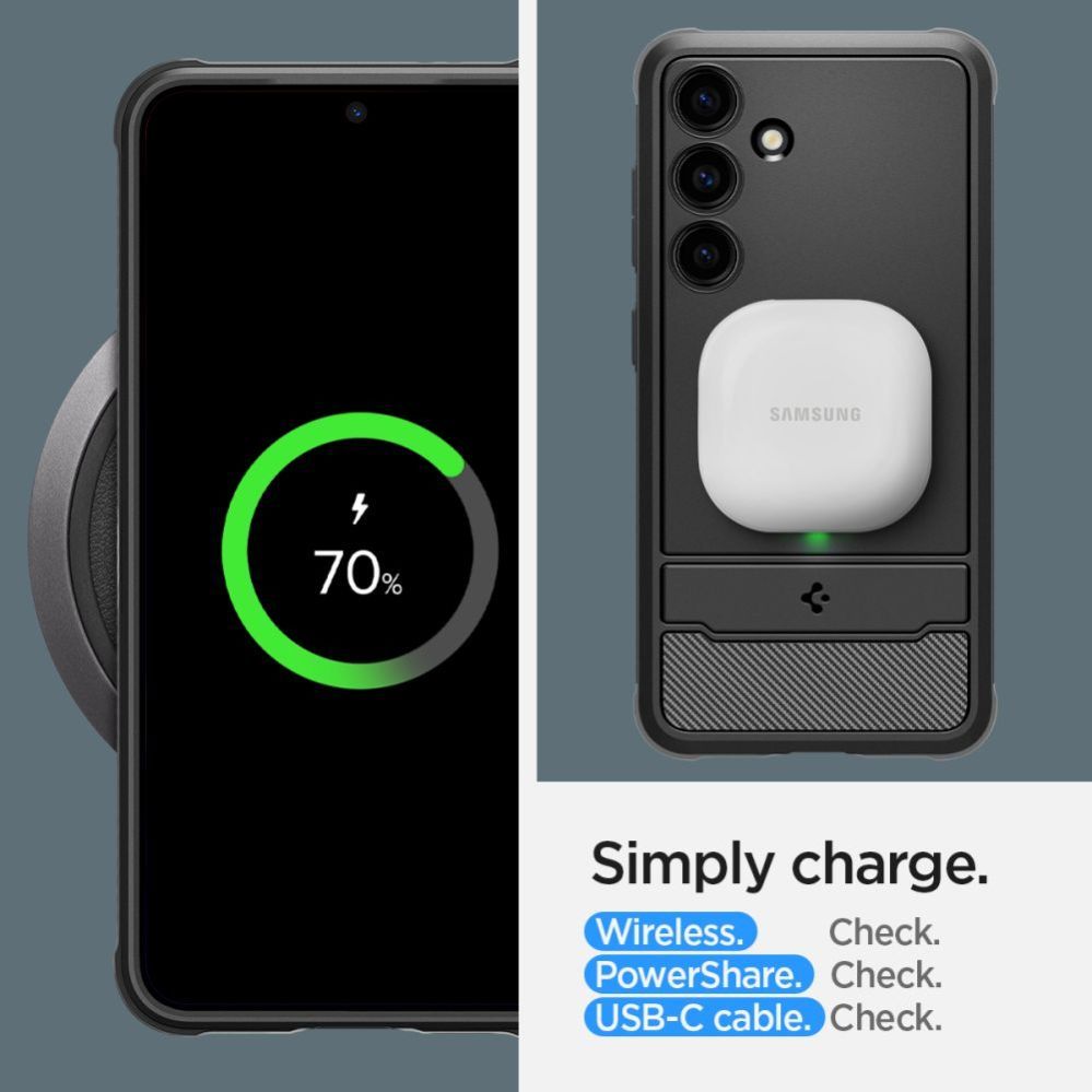 Muud kaubad Spigen Spigen Rugged Armor Case for Samsung Galaxy S24 - Matte Black