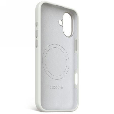 Muud kaubad Decoded Decoded AntiMicrobial Silicone Backcover with MagSafe for iPhone 16 Plus - Gray