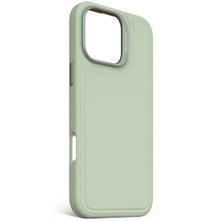 Muud kaubad Decoded Decoded AntiMicrobial Silicone Stacks Backcover Case with MagSafe for iPhone 16 Pro Max - Green