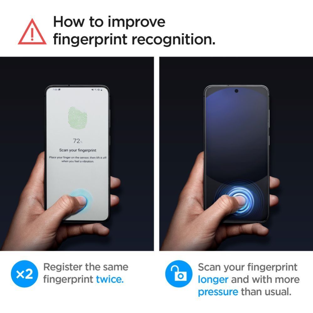 Citas preces Spigen Spigen Glas.tR EZ Fit Tempered Glass for Samsung Galaxy S24 FE (2 pcs.)