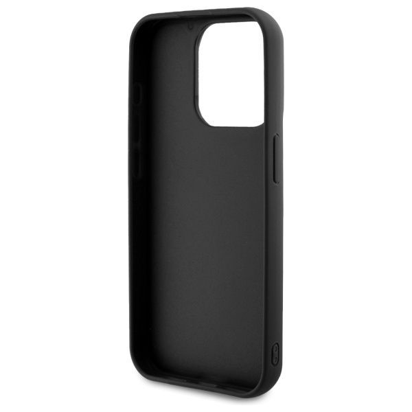 Citas preces Karl Lagerfeld Karl Lagerfeld 3D Rubber Signature Case for iPhone 15 Pro Max - Black
