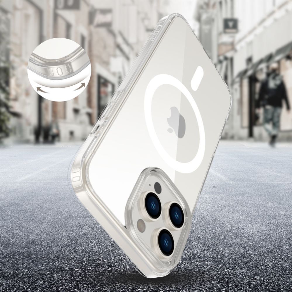 Muud kaubad Tech-Protect Tech-Protect Flexair Hybrid CC Magsafe iPhone 16 Pro Max Case - Clear