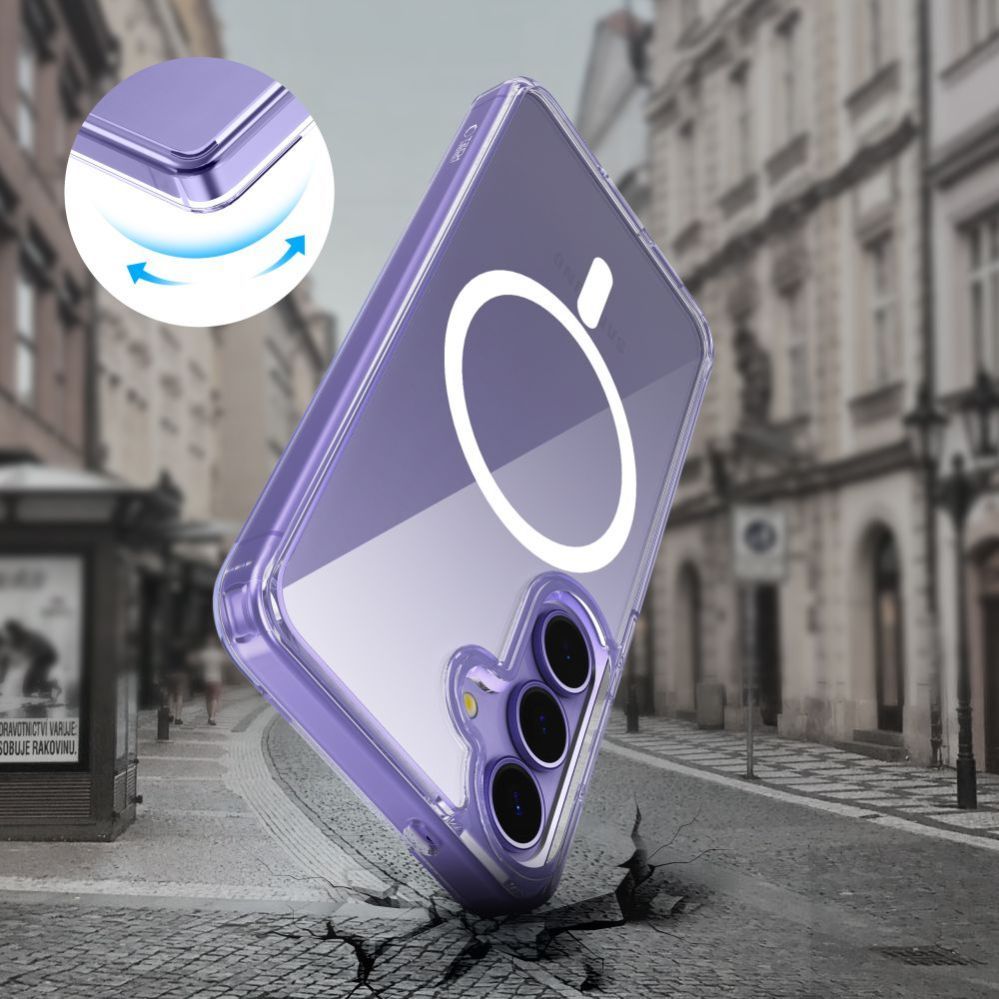 Muud kaubad Tech-Protect Tech-Protect FlexAir Hybrid MagSafe Case for Samsung Galaxy S25 - Clear