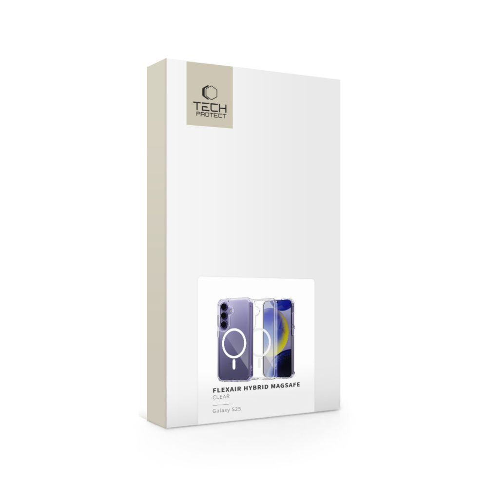 Muud kaubad Tech-Protect Tech-Protect FlexAir Hybrid MagSafe Case for Samsung Galaxy S25 - Clear
