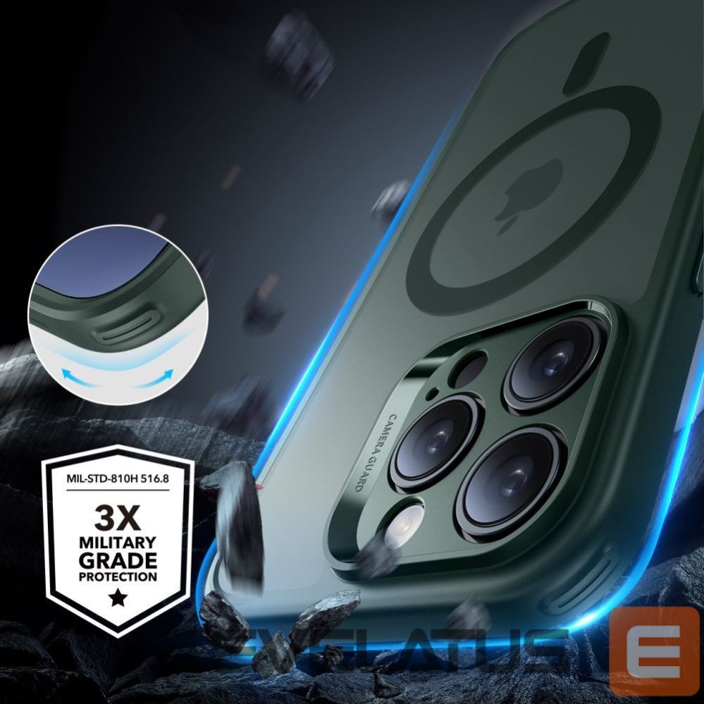 Muud kaubad ESR ESR Classic Pro Set Halolock MagSafe Case for iPhone 16 Pro Max - Green