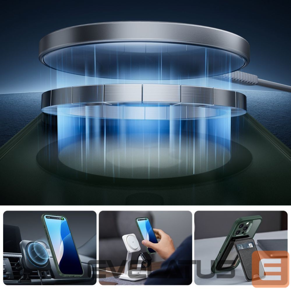 Muud kaubad ESR ESR Classic Pro Set Halolock MagSafe Case for iPhone 16 Pro Max - Green