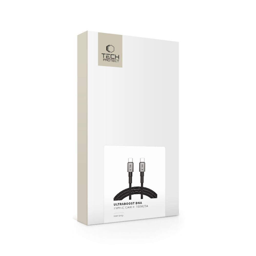 Muud kaubad Tech-Protect Tech-Protect UltraBoost DNA USB-C PD100W/5A Cable 200cm - Gray