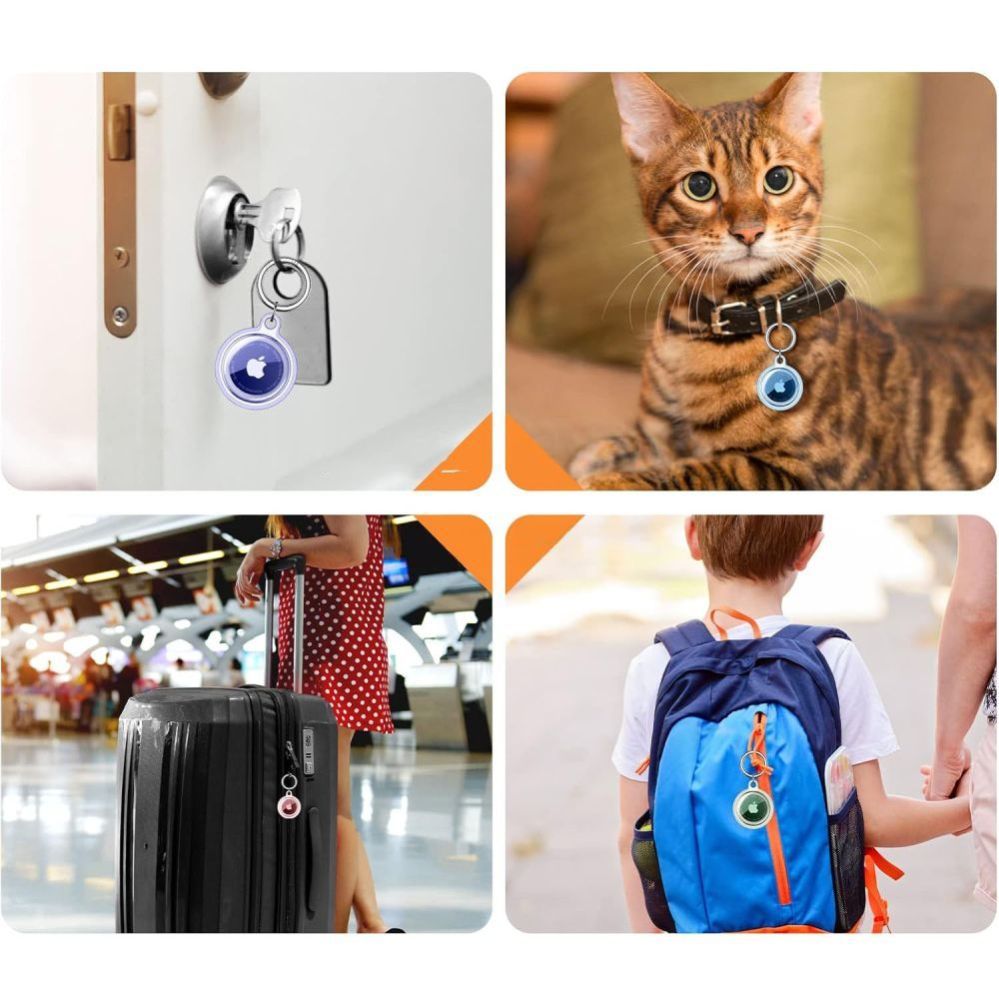 Other goods Tech-Protect Tech-Protect Icon 4-pack Case for Apple AirTag - Transparent