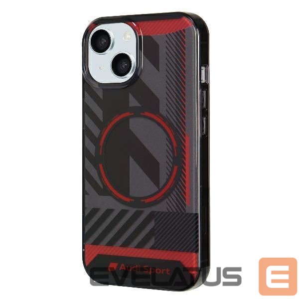 Muud kaubad Audi Audi IML Sport MagSafe Case iPhone 15 / 14 Plus Plus 6.7" black/black hardcase AU-IMLMIP15M-RSQ/D2-BK