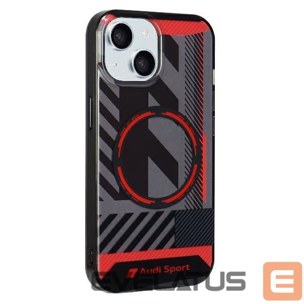 Muud kaubad Audi Audi IML Sport MagSafe Case iPhone 15 / 14 Plus Plus 6.7" black/black hardcase AU-IMLMIP15M-RSQ/D2-BK