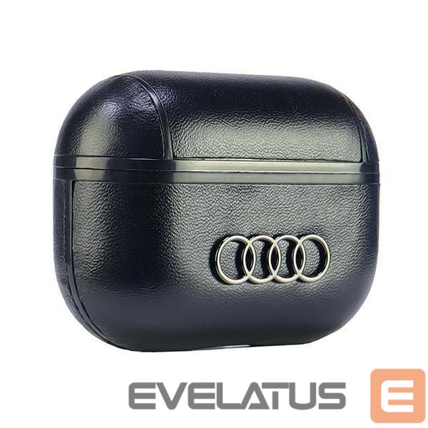 Muud kaubad Audi Audi Leather Big Logo AirPods Pro 2 cover black/black AU-APP2-GT/D3-BK