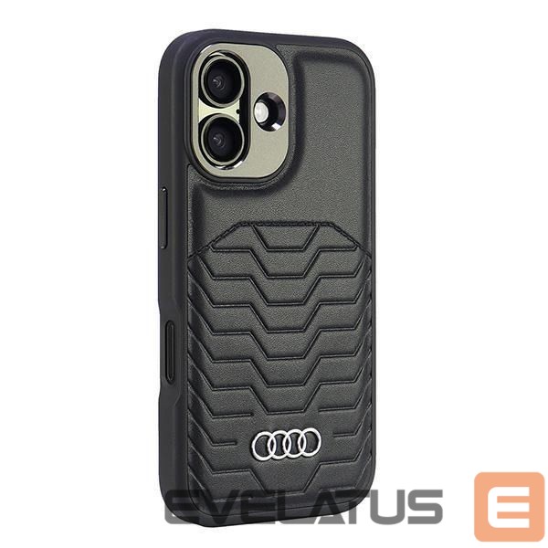 Muud kaubad Audi Audi Synthetic Leather MagSafe iPhone 16 6.1" black/black hardcase AU-TPUPCMIP16-GT/D3-BK
