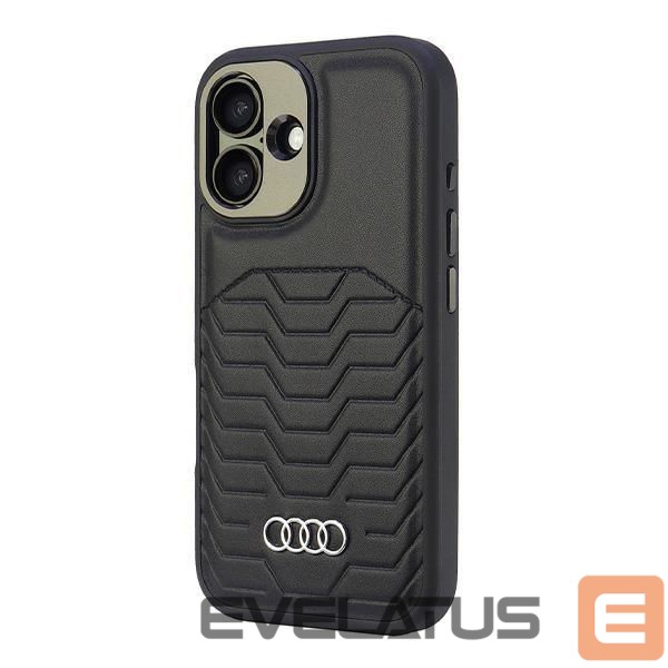 Muud kaubad Audi Audi Synthetic Leather MagSafe iPhone 16 6.1" black/black hardcase AU-TPUPCMIP16-GT/D3-BK