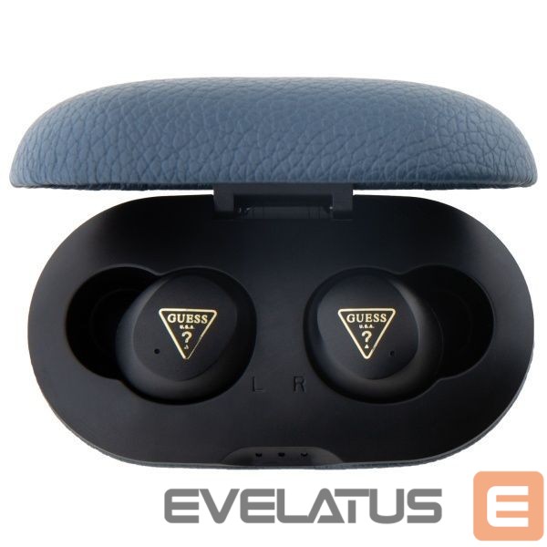 Muud kaubad Guess Guess Bluetooth headphones GUTWSPGTSPSB TWS + docking station blue/blue Grained Classic Logo