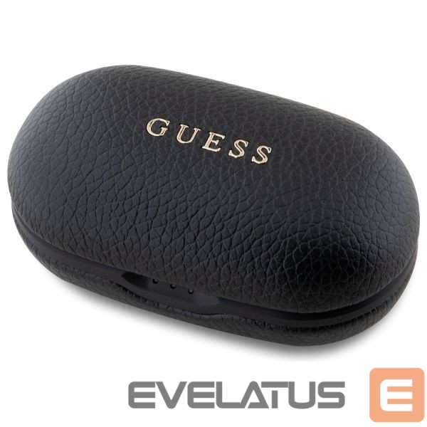 Muud kaubad Guess Guess Bluetooth headphones GUTWSPGTSPSK TWS + docking station black/black Grained Classic Logo