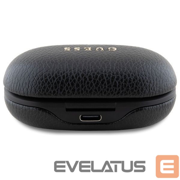 Muud kaubad Guess Guess Bluetooth headphones GUTWSPGTSPSK TWS + docking station black/black Grained Classic Logo
