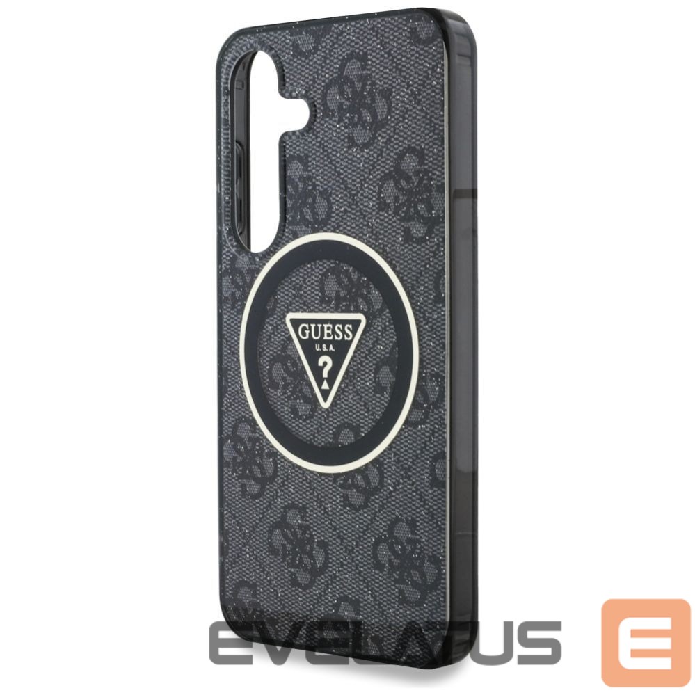 Other goods Guess Guess 4G Glitter Triangle Buttons MagSafe Case for Samsung Galaxy S25 Plus Black