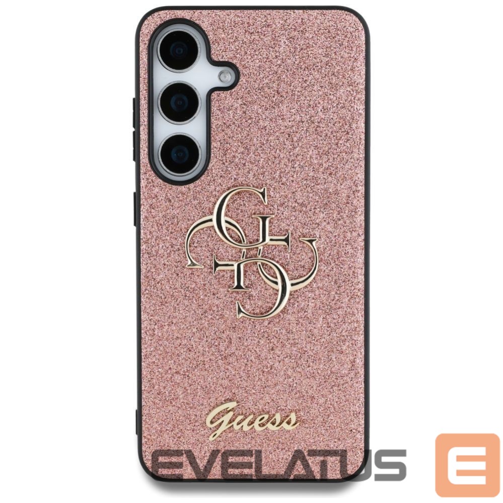 Muud kaubad Guess Guess Fixed Glitter Big 4G Metal Logo Case for Samsung Galaxy S25 Pink