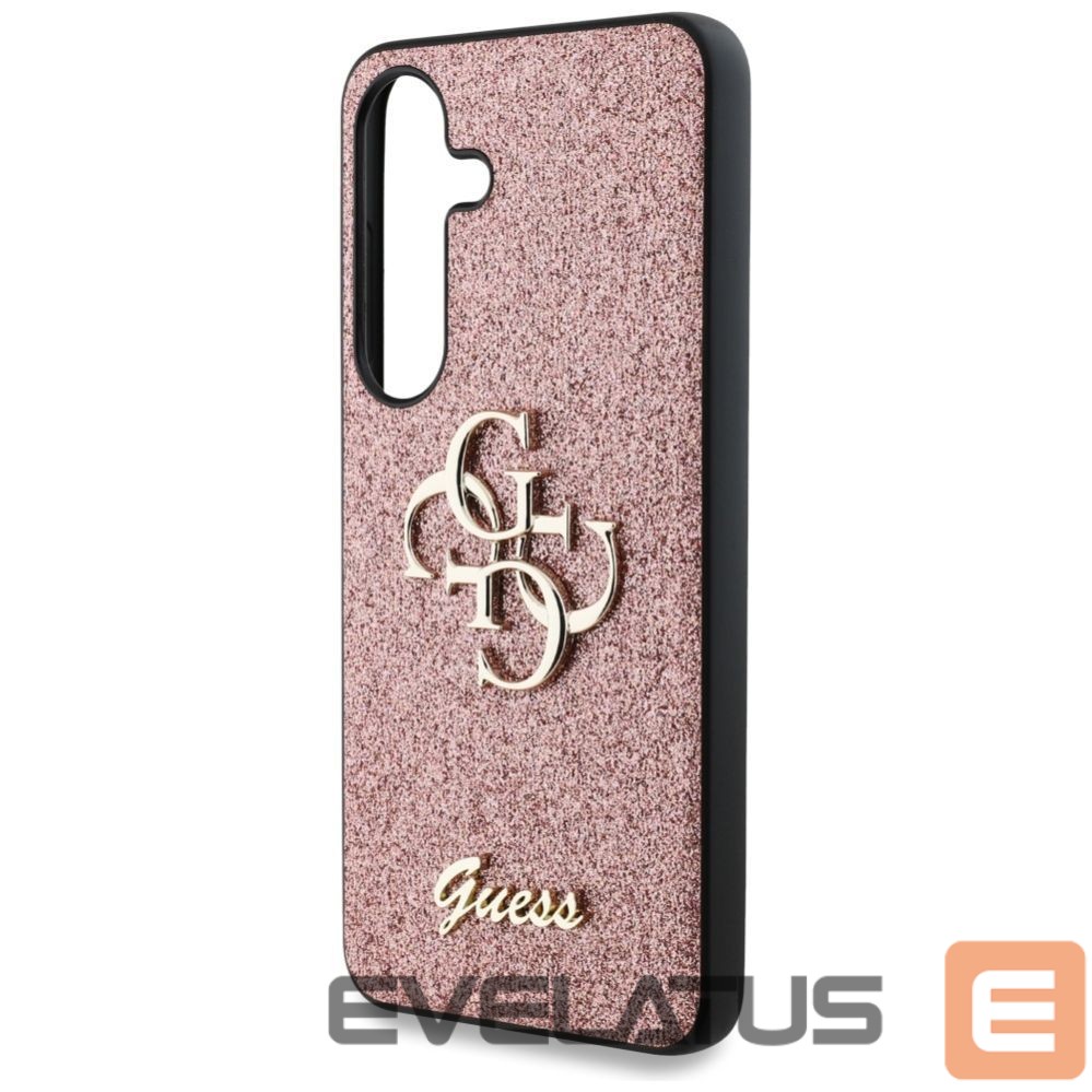 Muud kaubad Guess Guess Fixed Glitter Big 4G Metal Logo Case for Samsung Galaxy S25 Pink