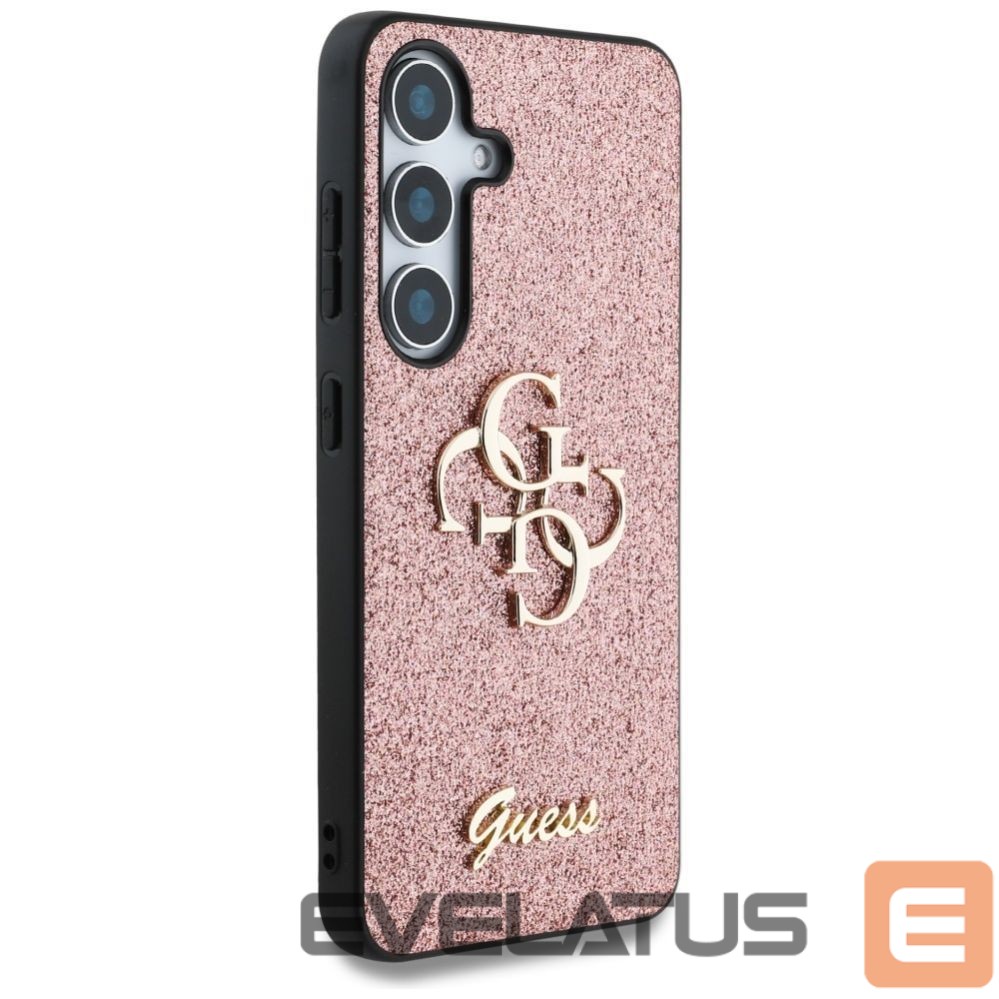Muud kaubad Guess Guess Fixed Glitter Big 4G Metal Logo Case for Samsung Galaxy S25 Pink
