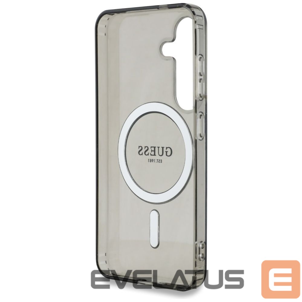 Muud kaubad Guess Guess Glitter Circle Classic Logo MagSafe case for Samsung Galaxy S25 black