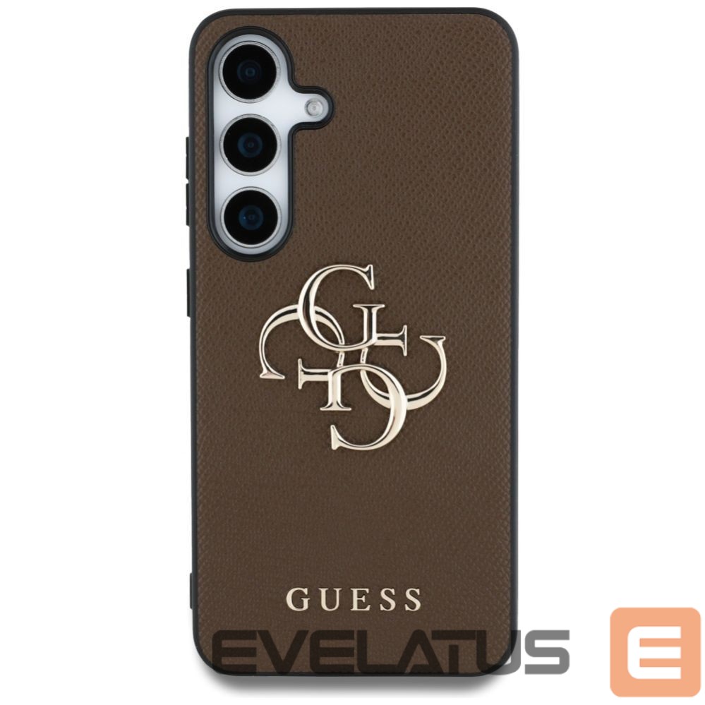 Muud kaubad Guess Guess Grained Big 4G Logo Small Classic Logo case for Samsung Galaxy S25 brown