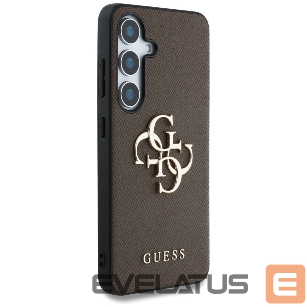 Muud kaubad Guess Guess Grained Big 4G Logo Small Classic Logo case for Samsung Galaxy S25 brown