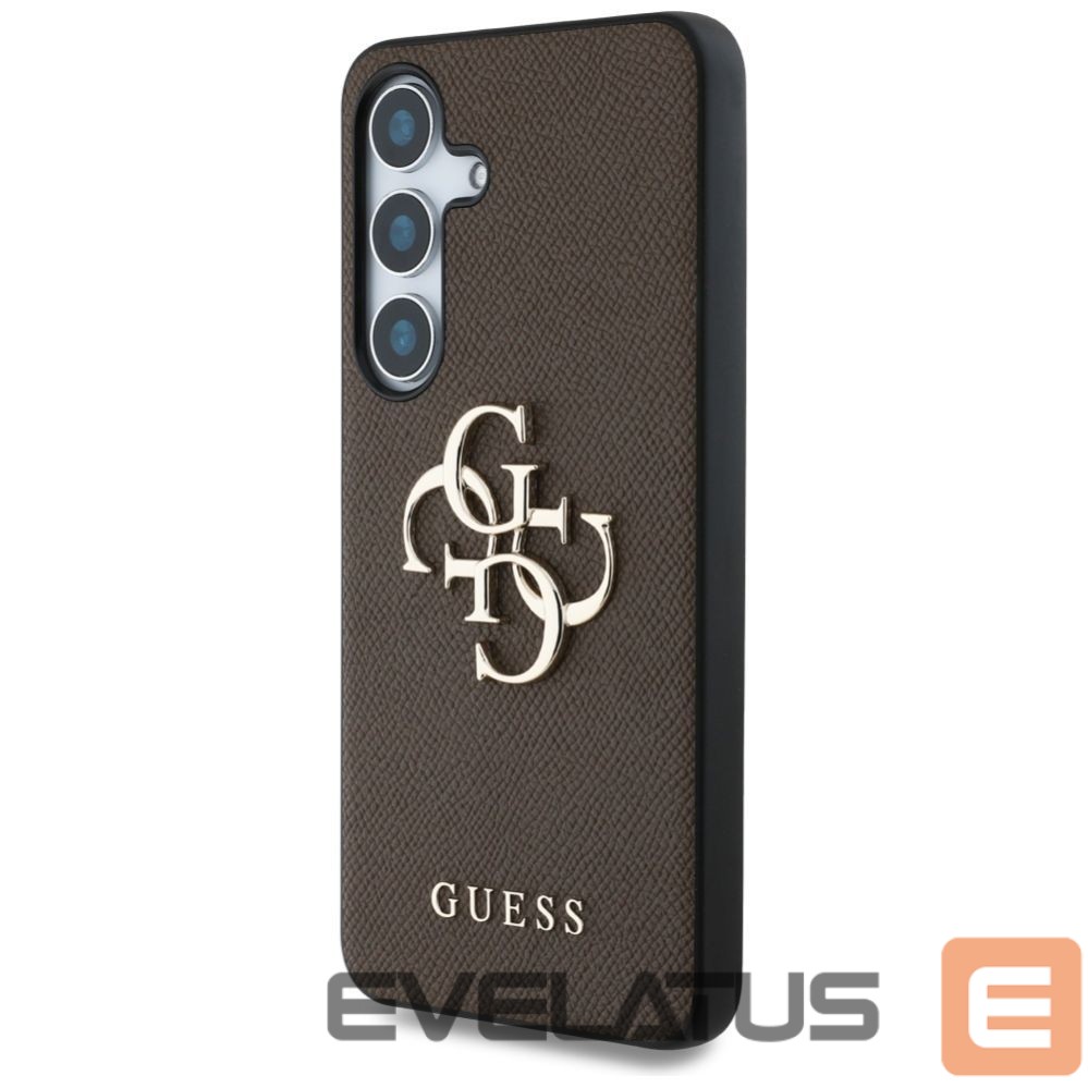 Muud kaubad Guess Guess Grained Big 4G Logo Small Classic Logo case for Samsung Galaxy S25 brown