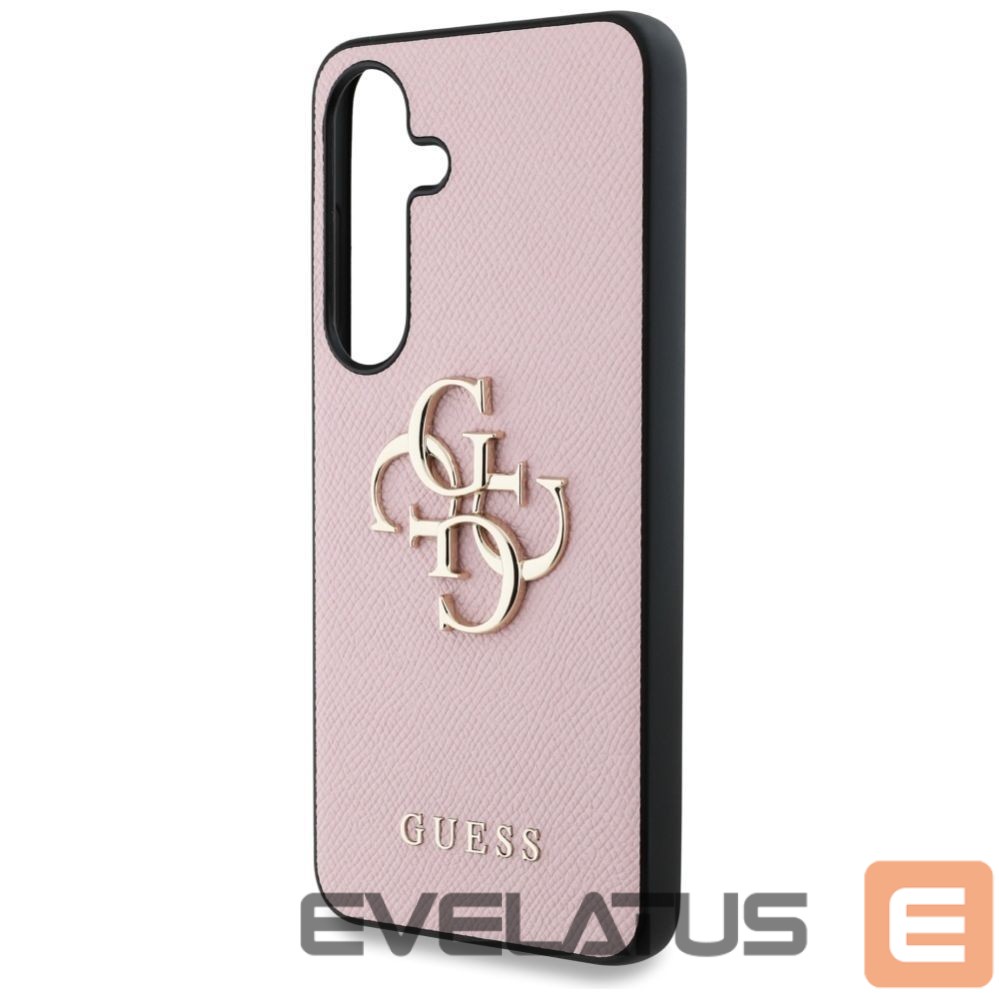 Muud kaubad Guess Guess Grained Big 4G Logo Small Classic Logo case for Samsung Galaxy S25 Plus pink