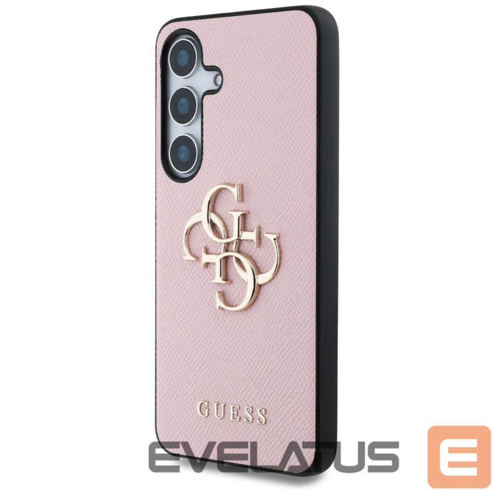 Muud kaubad Guess Guess Grained Big 4G Logo Small Classic Logo case for Samsung Galaxy S25 Plus pink