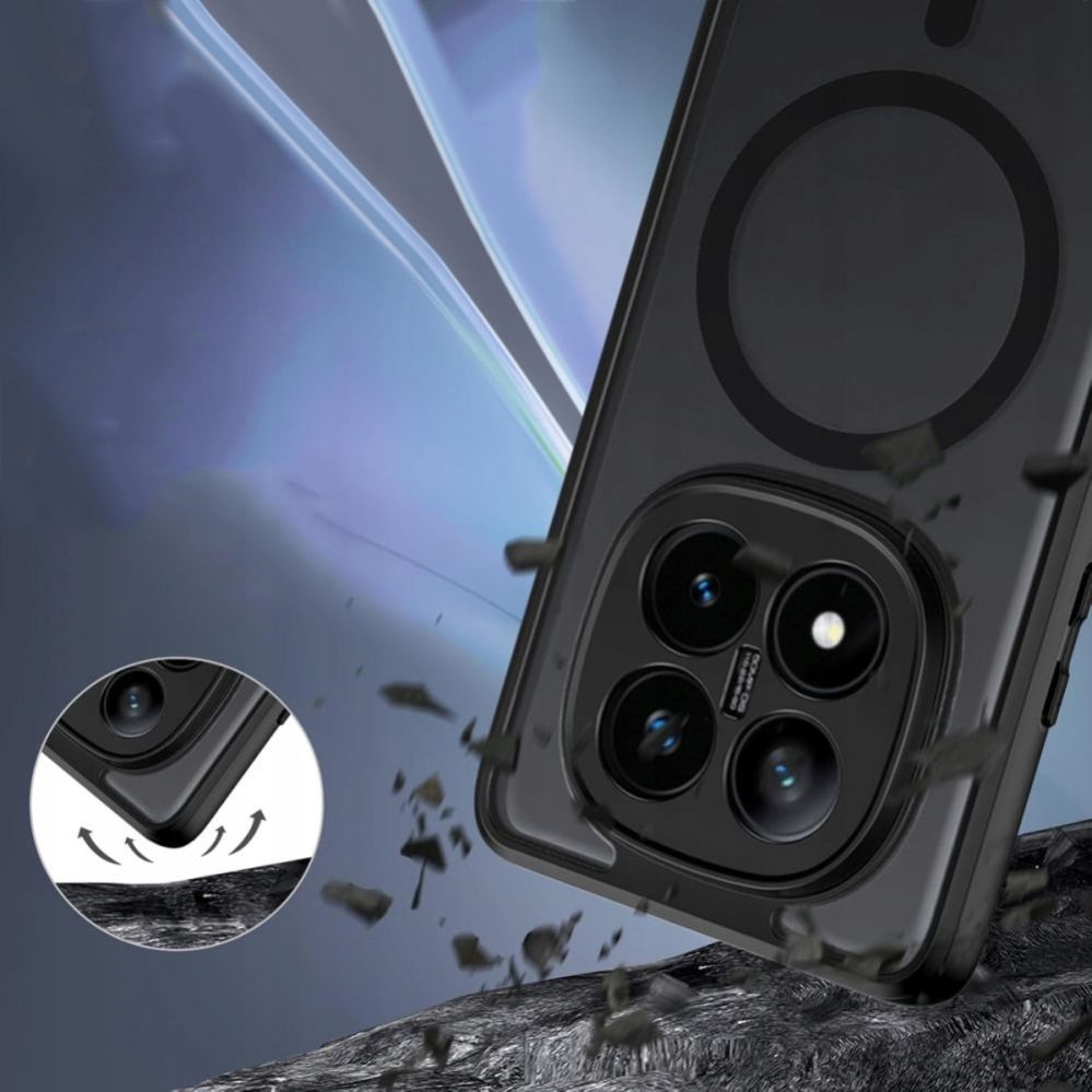 Citas preces Tech-Protect Tech-Protect MagMat MagSafe case for Xiaomi Redmi Note 14 Pro+ 5G - matte black