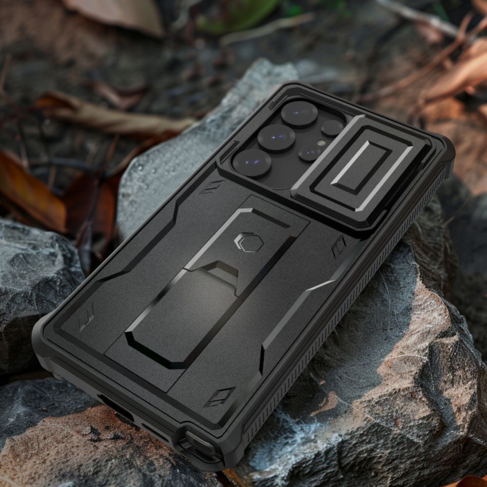 Citas preces Tech-Protect Tech-Protect Kevlar Cam+ Case for Samsung Galaxy S25 Ultra - Black