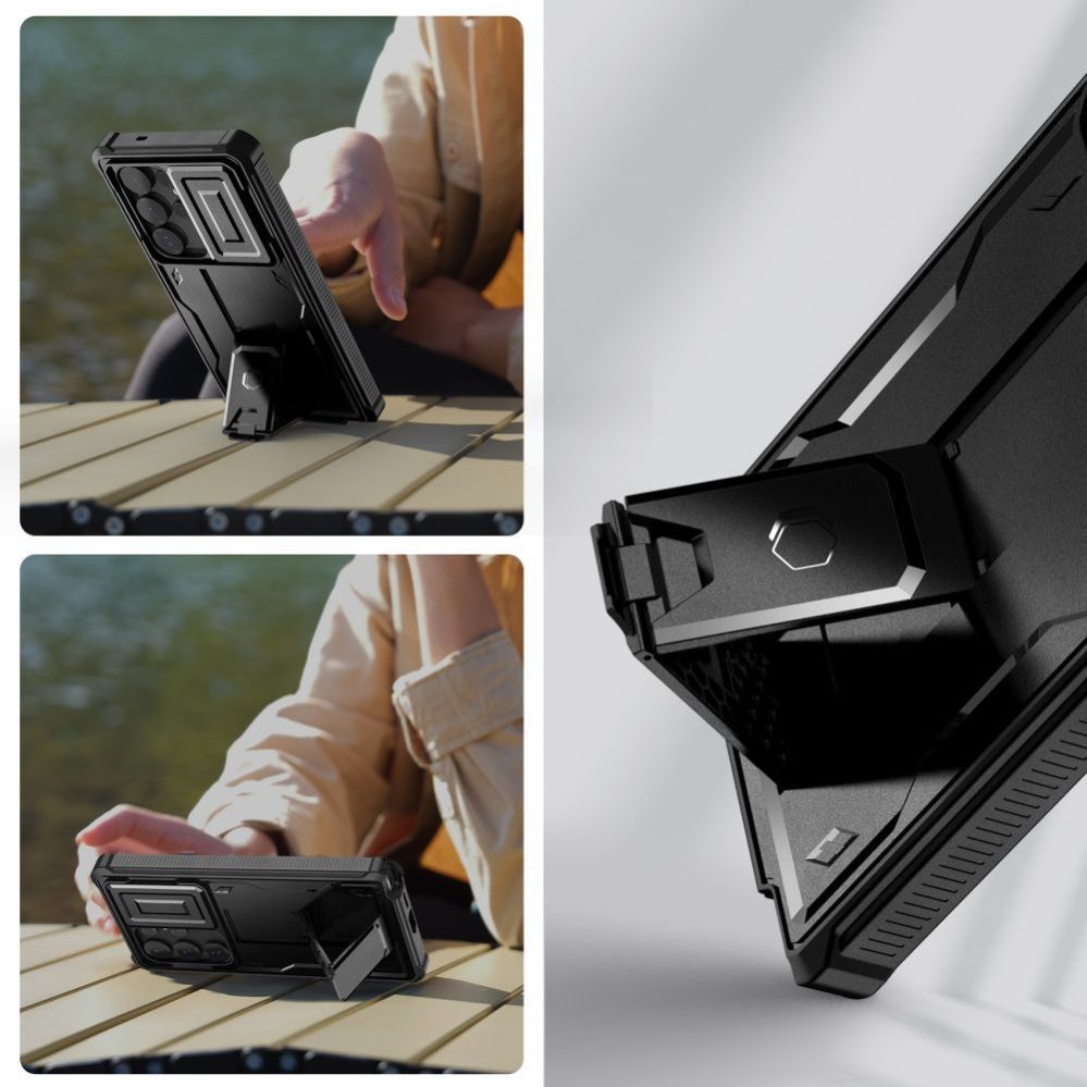 Citas preces Tech-Protect Tech-Protect Kevlar Cam+ Case for Samsung Galaxy S25 Ultra - Black