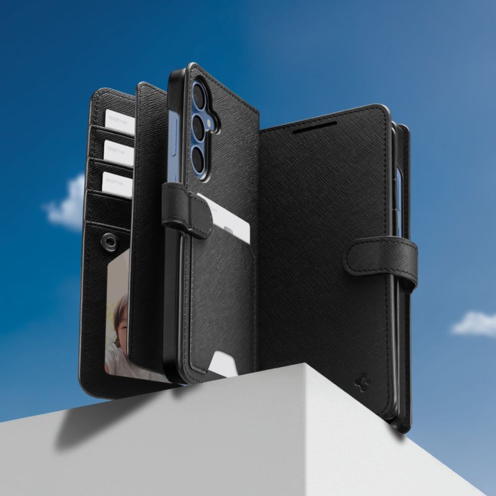 Muud kaubad Spigen Spigen Wallet "S" Case for Samsung Galaxy S25+ - Black