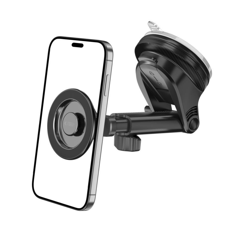 Citas preces Tech-Protect Tech-Protect N58 Magnetic MagSafe Car Holder for Cockpit, Windshield or Air Vent Mount - Black