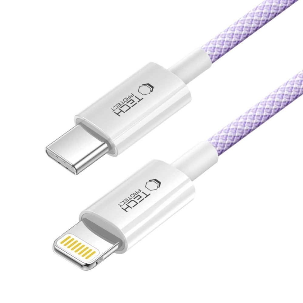 Muud kaubad Tech-Protect Tech-Protect Ultraboost Lite Lightning Cable PD60W/3A 1m - Purple