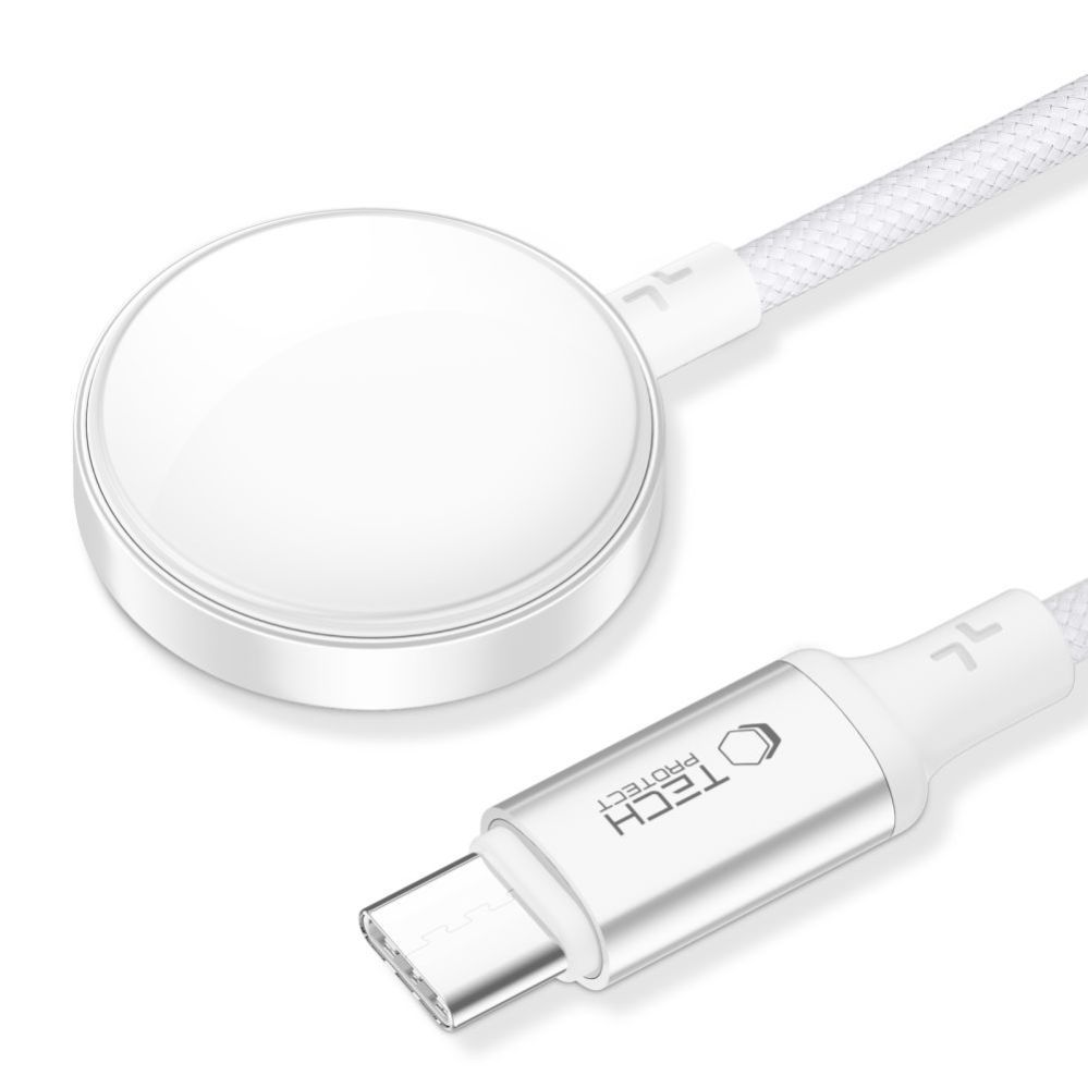 Muud kaubad Tech-Protect Tech-Protect UltraBoost USB-C Inductive Charger for Apple Watch 1m - White