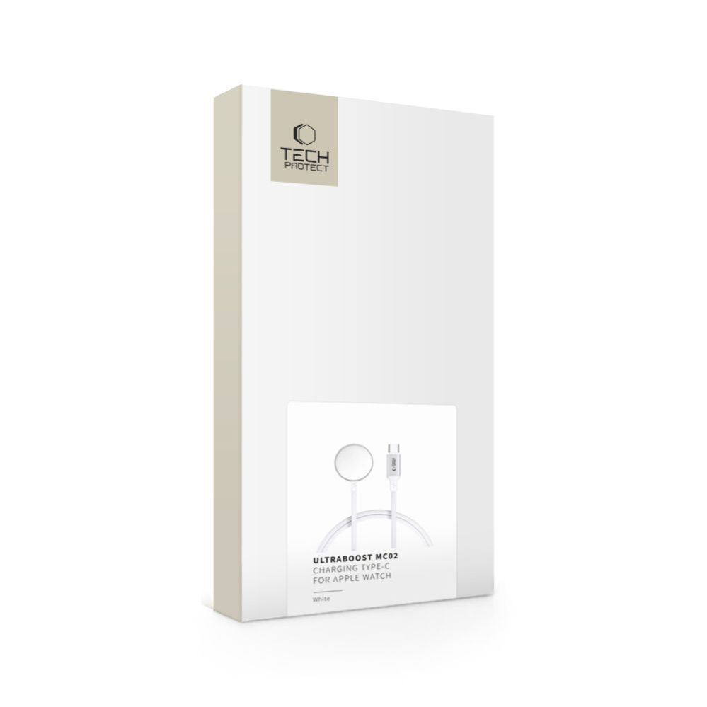 Muud kaubad Tech-Protect Tech-Protect UltraBoost USB-C Inductive Charger for Apple Watch 1m - White