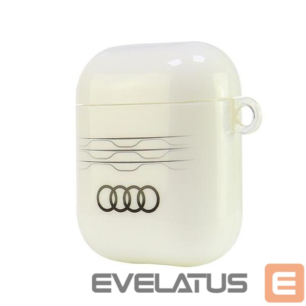 Muud kaubad Audi Audi IML Geometric Pattern Case for AirPods 1 / 2 - White