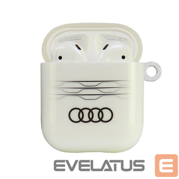 Muud kaubad Audi Audi IML Geometric Pattern Case for AirPods 1 / 2 - White