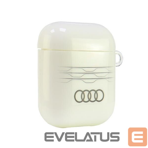 Muud kaubad Audi Audi IML Geometric Pattern Case for AirPods 1 / 2 - White