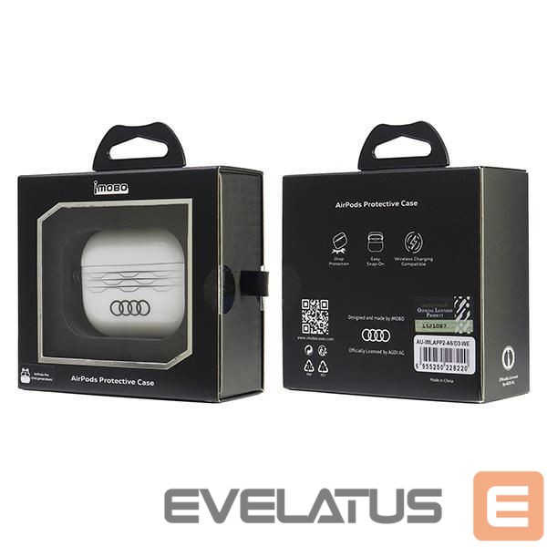 Muud kaubad Audi Audi IML Geometric Pattern Case for AirPods Pro 2 - White