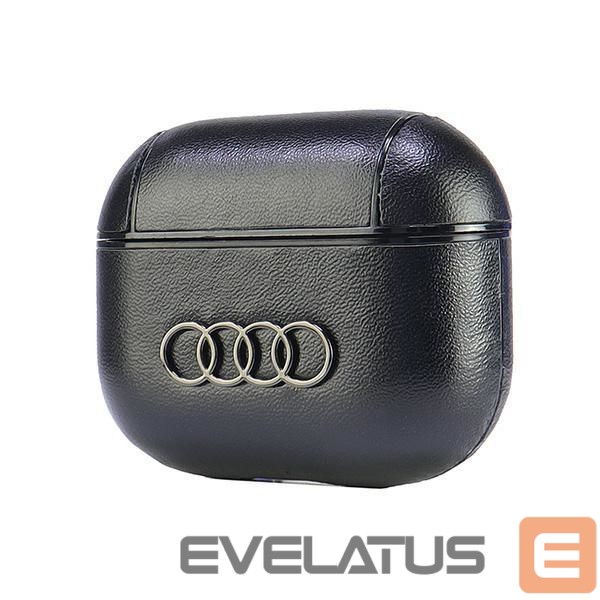 Muud kaubad Audi Audi Leather Big Logo Case for AirPods 3 - Black