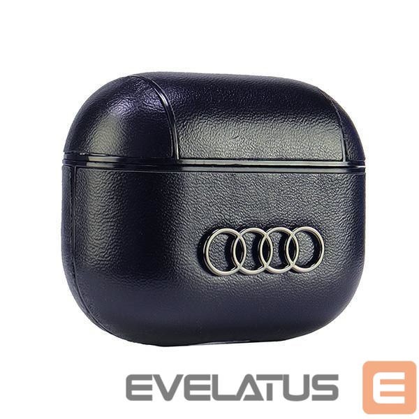 Muud kaubad Audi Audi Leather Big Logo Case for AirPods 3 - Black