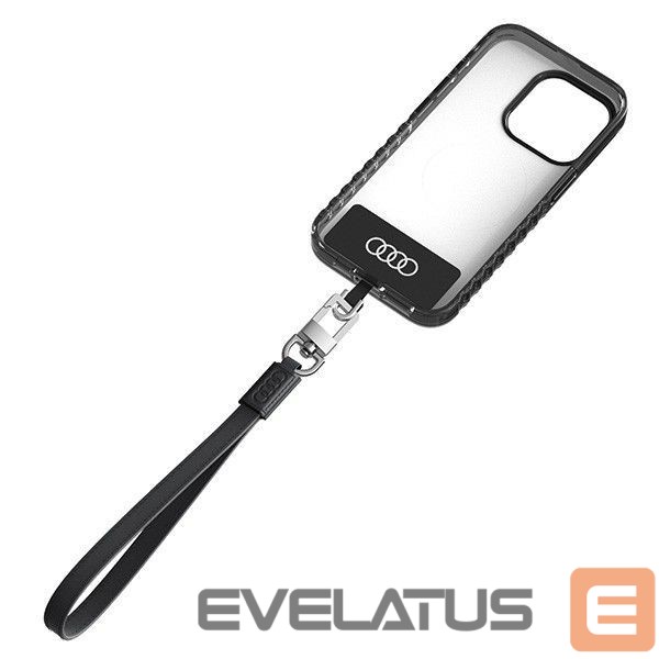 Muud kaubad Audi Audi Crossbody Leather Universal Lanyard 28cm x 10mm - Black