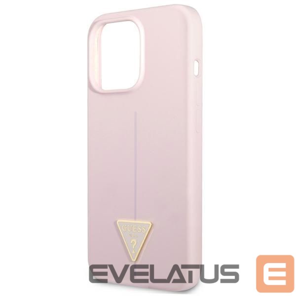 Citas preces Guess Guess Silicone Triangle Case for iPhone 13 Pro / 13 6.1" - Purple