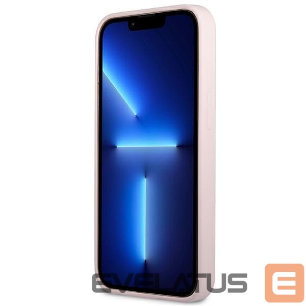 Citas preces Guess Guess Silicone Triangle Case for iPhone 13 Pro / 13 6.1" - Purple