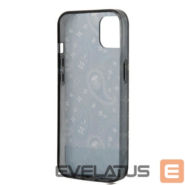 Citas preces Guess Guess Bandana Paisley Case for iPhone 14 / 15 / 13 6.1" - Black