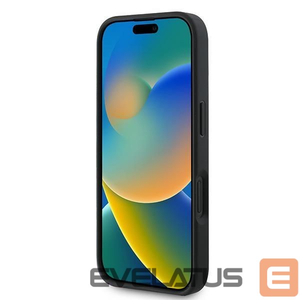 Citas preces Guess Guess 4G Bottom Stripe Case for iPhone 16 Plus 6.7" - Gray