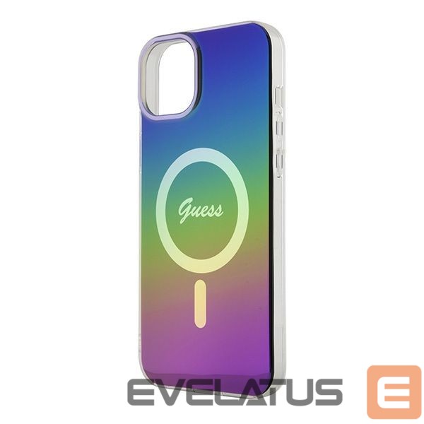 Citas preces Guess Guess IML Iridescent MagSafe case for iPhone 15 Plus / 14 Plus 6.7" - multicolor